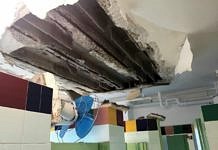 宿舍天花剝落全棟封閉 學生可臨時往龍華暫住(附圖)